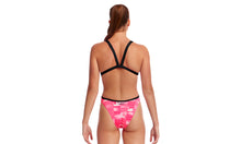 Load image into Gallery viewer, Womens Brace Free One Piece Swan Lake
