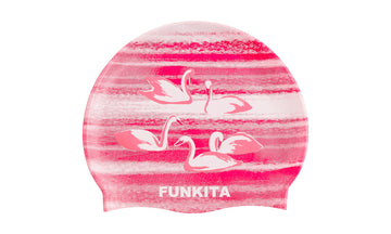 Silicone Swimming Cap Swan Lake