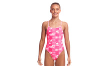 Load image into Gallery viewer, Girls Single Strap One Piece Swan Lake
