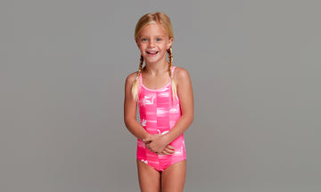 Toddler Girls Printed One Piece Swan Lake
