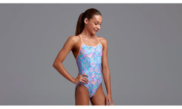 Girls Twisted One Piece One Piece Sweet Spot