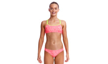 Load image into Gallery viewer, Girls Criss Cross Two Piece Sweet Venom
