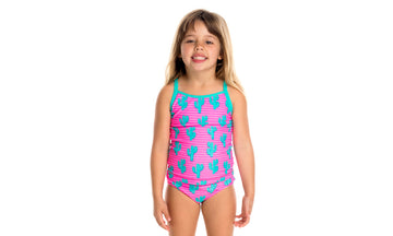 Toddler Girls Tankini & Brief Two Piece Sweetie Spike