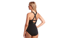 Load image into Gallery viewer, Womens Brace Me Back One Piece Swept Away
