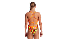 Load image into Gallery viewer, Girls Strapped In One Piece Swim Girl Swim
