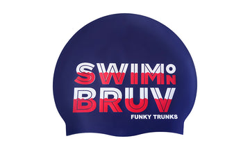 Silicone Swimming Cap Swim on Bruv
