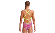 Load image into Gallery viewer, Girls Strapped In One Piece Swim Spin
