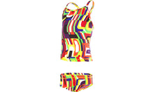Load image into Gallery viewer, Toddler Girls Tankini &amp; Brief Two Piece System Distortion
