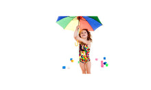 Load image into Gallery viewer, Toddler Girls Printed One Piece System Distortion
