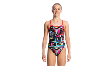 Girls Single Strap One Piece Test Signal