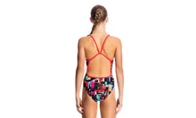 Load image into Gallery viewer, Girls Single Strap One Piece Test Signal
