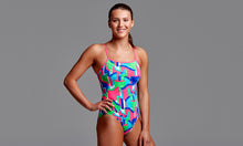 Load image into Gallery viewer, Womens Single Strap One Piece Texta Towers
