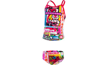 Toddler Girls Tankini & Brief Two Piece Tokyo Smackdown