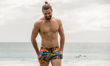 Mens Shorty Shorts Short Top Bloke