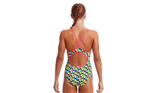 Load image into Gallery viewer, Girls Eco Diamond Back One Piece Toucan Do It
