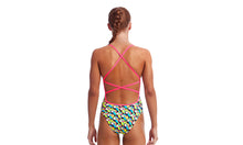 Load image into Gallery viewer, Girls Eco Strapped In One Piece Toucan Do It
