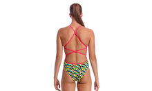 Load image into Gallery viewer, Womens Eco Strapped In One Piece Toucan Do It
