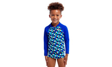 Load image into Gallery viewer, Toddler Boys Eco Zippy Rash Vest Touche
