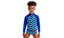 Load image into Gallery viewer, Toddler Boys Eco Zippy Rash Vest Touche

