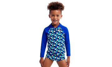 Toddler Boys Eco Zippy Rash Vest Touche