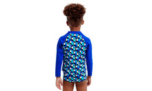Load image into Gallery viewer, Toddler Boys Eco Zippy Rash Vest Touche
