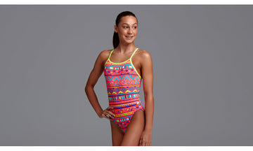 Girls Diamond Back One Piece Tribe Vibe
