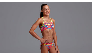 Girls Racerback Two Piece Tribe Vibe