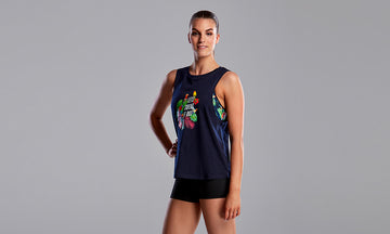Womens Hank the Tank Top Tropic Tag