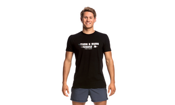Mens Crew Neck T-Shirt Turn and Burn Goose