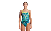 Load image into Gallery viewer, Girls Strapped In One Piece Wear Wolf
