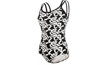 Womens Split Strap One Piece Wedgewood