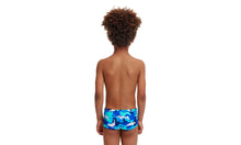 Load image into Gallery viewer, Toddler Boys Printed Trunks White Pointer
