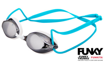 Training Machine Goggle White Wash Mirrored