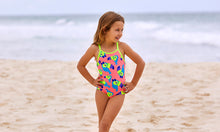 Load image into Gallery viewer, Toddler Girls Printed One Piece You Can Too
