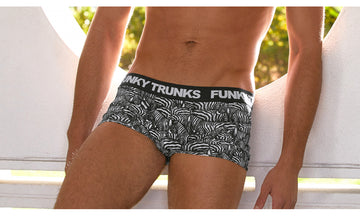 Mens Underwear Trunks Zebra Crossing
