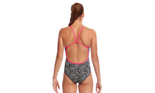 Load image into Gallery viewer, Womens Eco Single Strap One Piece Zebra Crossing
