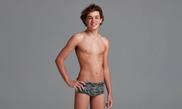 Boys Eco Classic Trunks Zebra Crossing